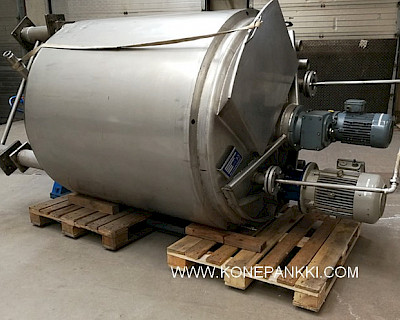 Auranmetalli Stainless steel tank with mixer Auranmetalli